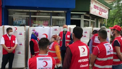 Fransa’dan Tekkeköy'e 300 yardım kolisi