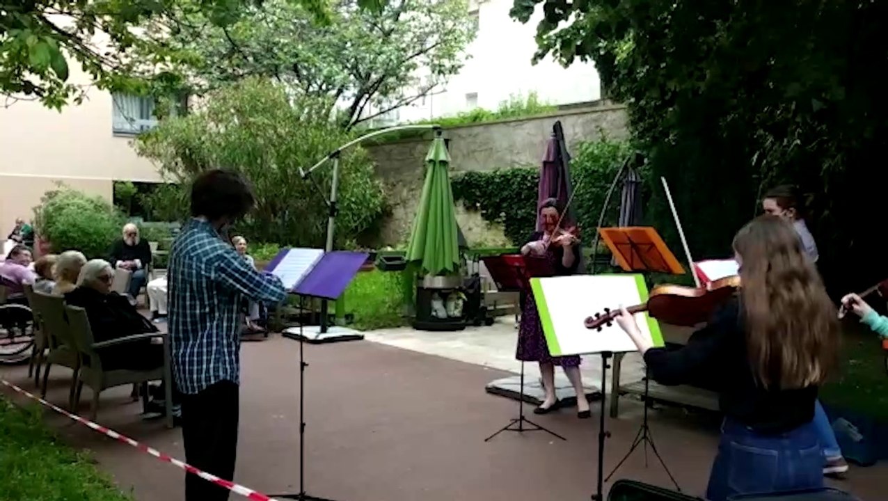 Concerts des élèves et professeurs du conservatoire Maurice Ravel dans les Ehpad du 13e