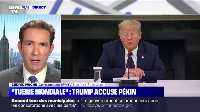 Coronavirus: Donald Trump estime que l'incompétence de Pékin a provoqué une tuerie de masse mondiale