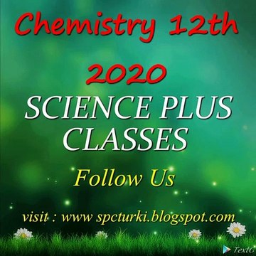 Chemistry 12th important important topics