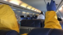 Aviones, aeropuertos y labores de desinfección contra el coronavirus