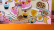 Toy birthday fruit cake cupcakes cookies tea party playset velcro cutting food