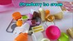 Toy ice cream cart learn colors names foods lollipop candy chocolate strawberry ice cream kids toy