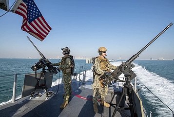 Download Video: U.S. Navy warns mariners to stay clear of its warships in the Persian Gulf