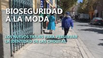 Bioseguridad a la moda: los nuevos trajes para preservar la identidad de las cholitas