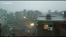 Fierce wind and rain from Cyclone Amphan batters Kolkata