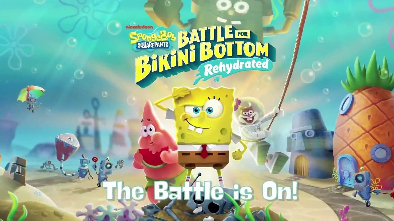 _SPONGEBOB BATTLE FOR BIKINI BOTTOM REHYDRATED Trailer  game  2020