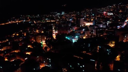 Bilecik semalarındaki havai fişek gösterisi göz kamaştırdı