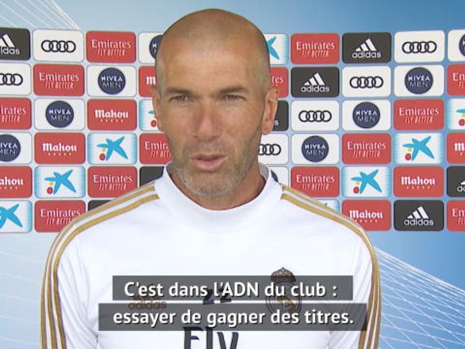 Real Madrid - Zidane : "Nous avons la chance de pouvoir travailler à nouveau"