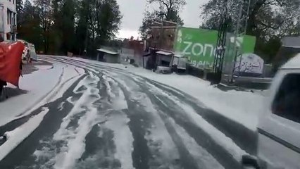 Snowfall in Beautiful Murre, Pakistan
