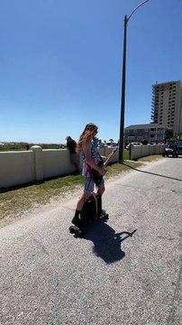 Skating Rocker Celebrates the Star and Stripes During Air Show