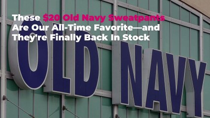 These $20 Old Navy Sweatpants Are My All-Time Favorite—and They’re Finally Back In Stock