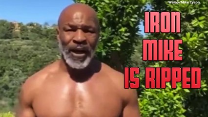 Mike Tyson Is In Insanely Good Shape, Shows Off Six Pack