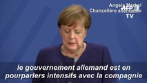 Coronavirus: Accord proche pour un sauvetage de la compagnie Lufthansa affirme Merkel
