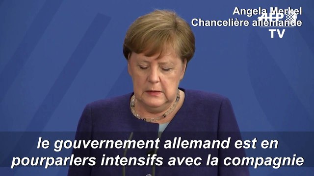 Coronavirus: Accord proche pour un sauvetage de la compagnie Lufthansa affirme Merkel