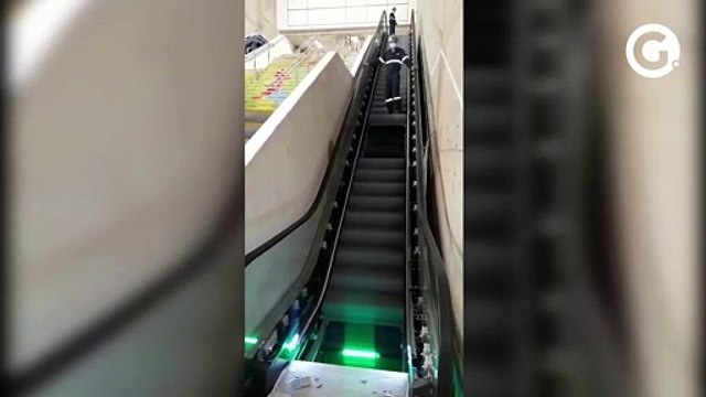 Escadas rolantes são instaladas no Kleber Andrade