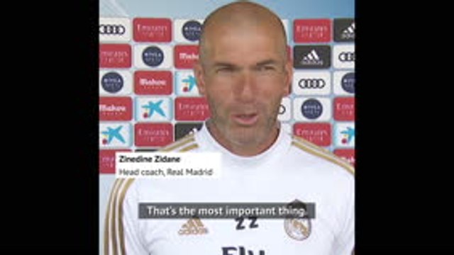Zidane happy to be back with Real's sights set on title