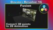Davinci Resolve Fusion - Convert 3D points to 2D animation