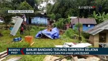Banjir Bandang Terjang Lampung, Wara Mengungsi ke Tenda Darurat