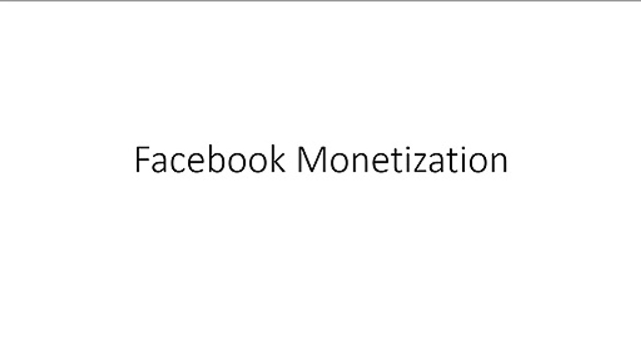 Facebook Monetization Strategies ,  Delivering Content Inside Of Facebook Video - 08