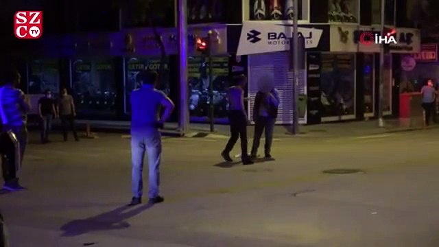 Isparta'da alkollü şahıs dehşet saçtı...Yoldan geçen genci elindeki cam parçası ile rehin aldı