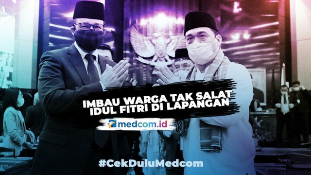 Imbau Warga Ibu Kota Tak Salat Idul Fitri di Lapangan