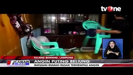 Detik-Detik Angin Puting Beliung Mengamuk