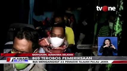 Nekat Angkut Pemudik, Bus Antar Provinsi Dipaksa Putar Arah