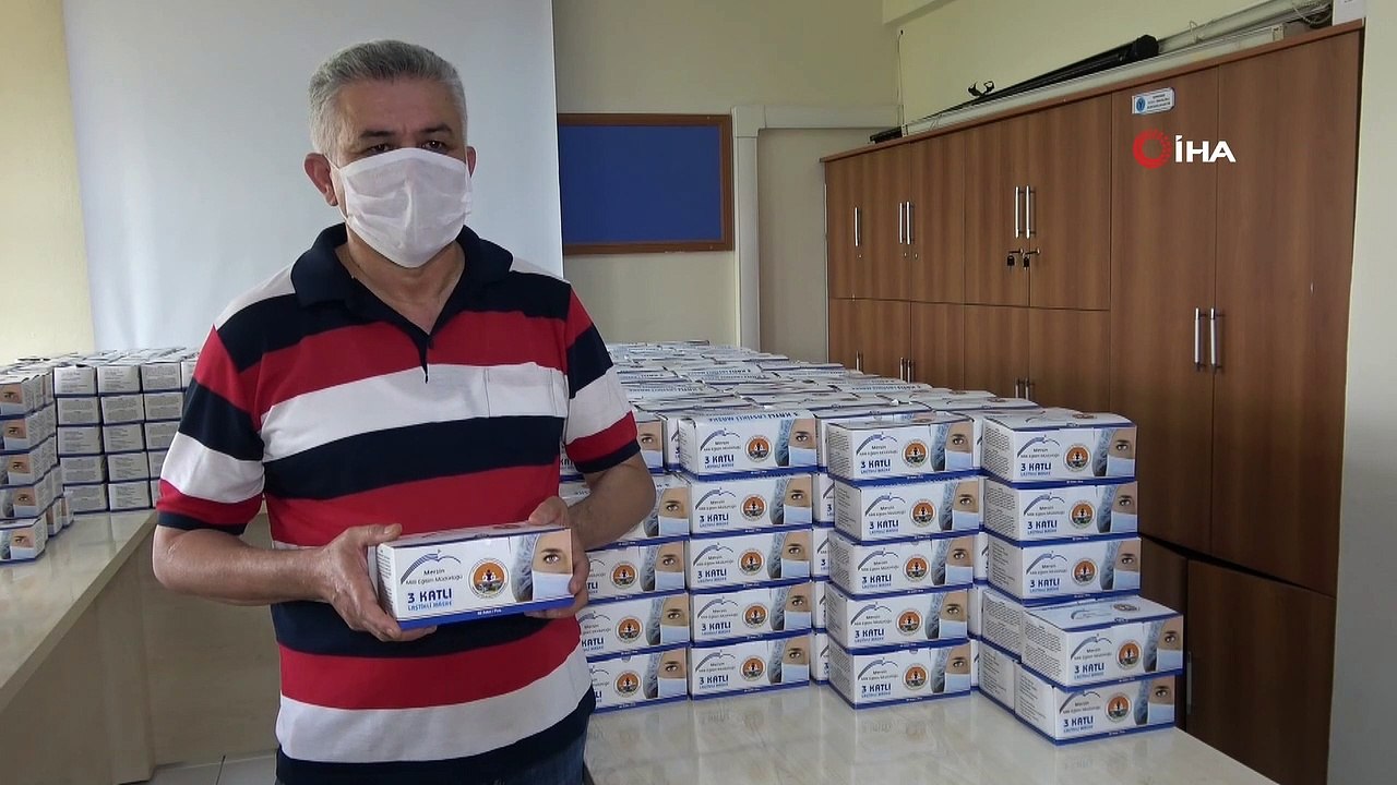 LGS'de öğrencilerin kullanacağı maskeler halk eğitimden