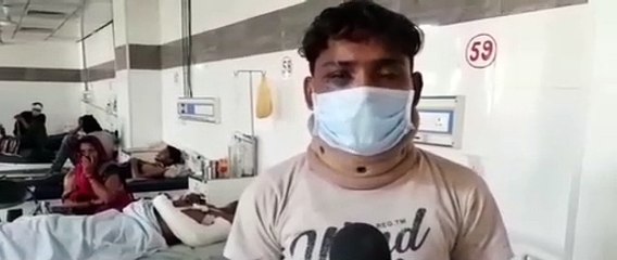 सड़क दुर्घटना पर मजदूर ने लगाया प्रशासन पर आरोप