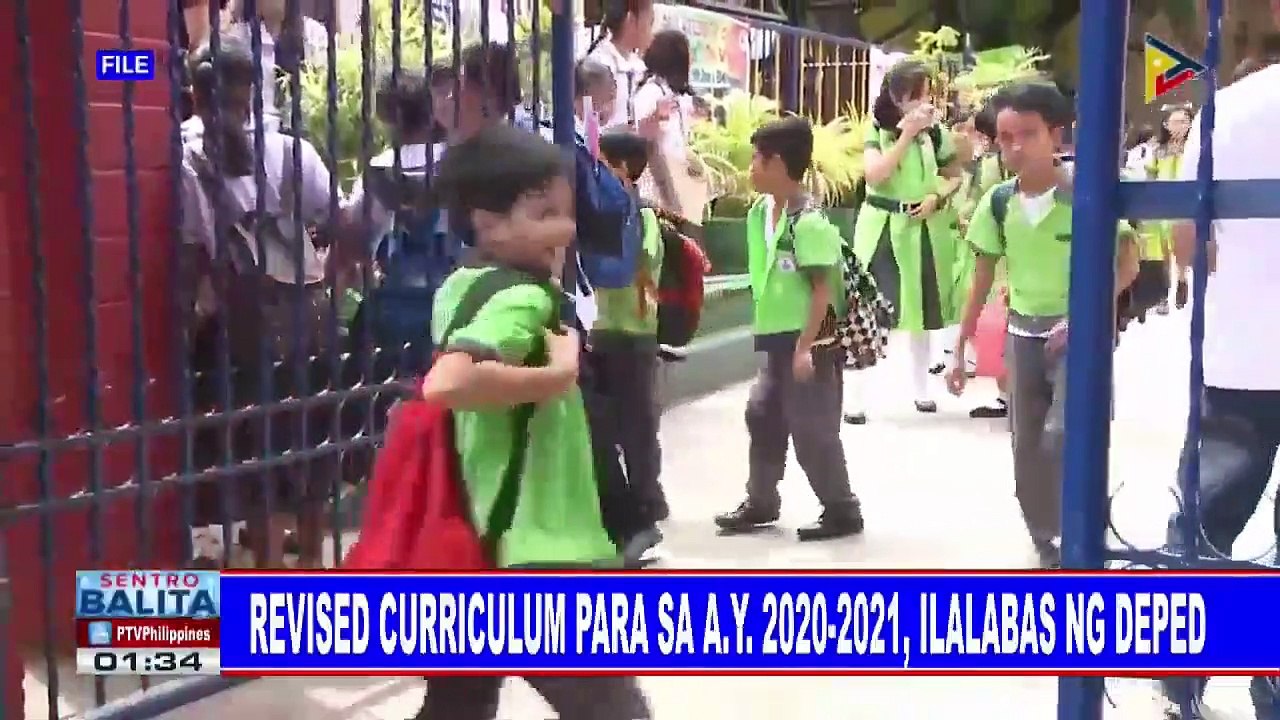 Revised curriculum para sa A.Y. 2020-2021, ilalabas ng DepEd