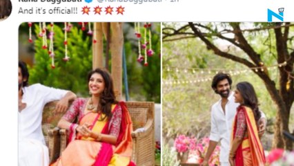 "Its official" Rana Daggubati and Miheeka are engaged amid lockdown