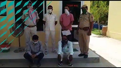 #rajasthanPolice 2 लाख रुपए का अवैध तम्बाकू उत्पाद जप्त दो गिरफ्तार