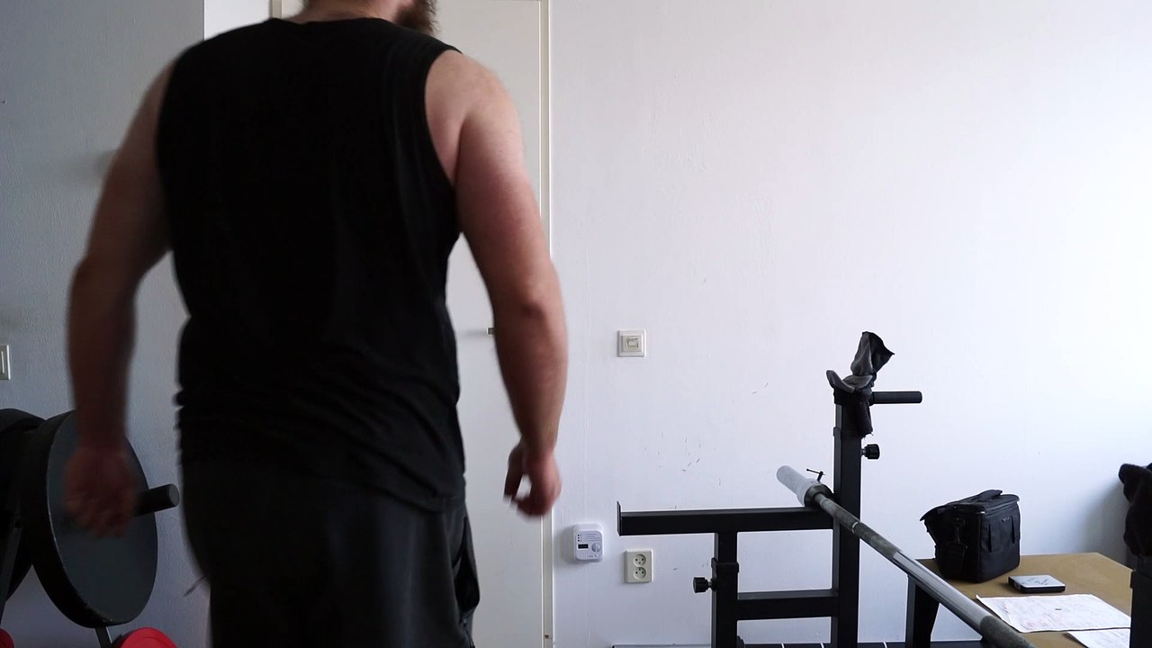 Bashing, hitting my abs with my forearms 2019 part 18