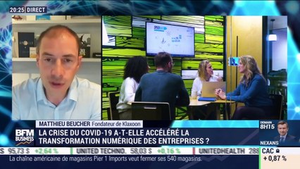 Matthieu Beucher (Klaxoon) : Comment la crise du Covid-19 a-t-elle bousculé l'organisation au sein des entreprises ? - 20/05
