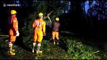 Indian officials battle to clear roads devastated by cyclone Amphan