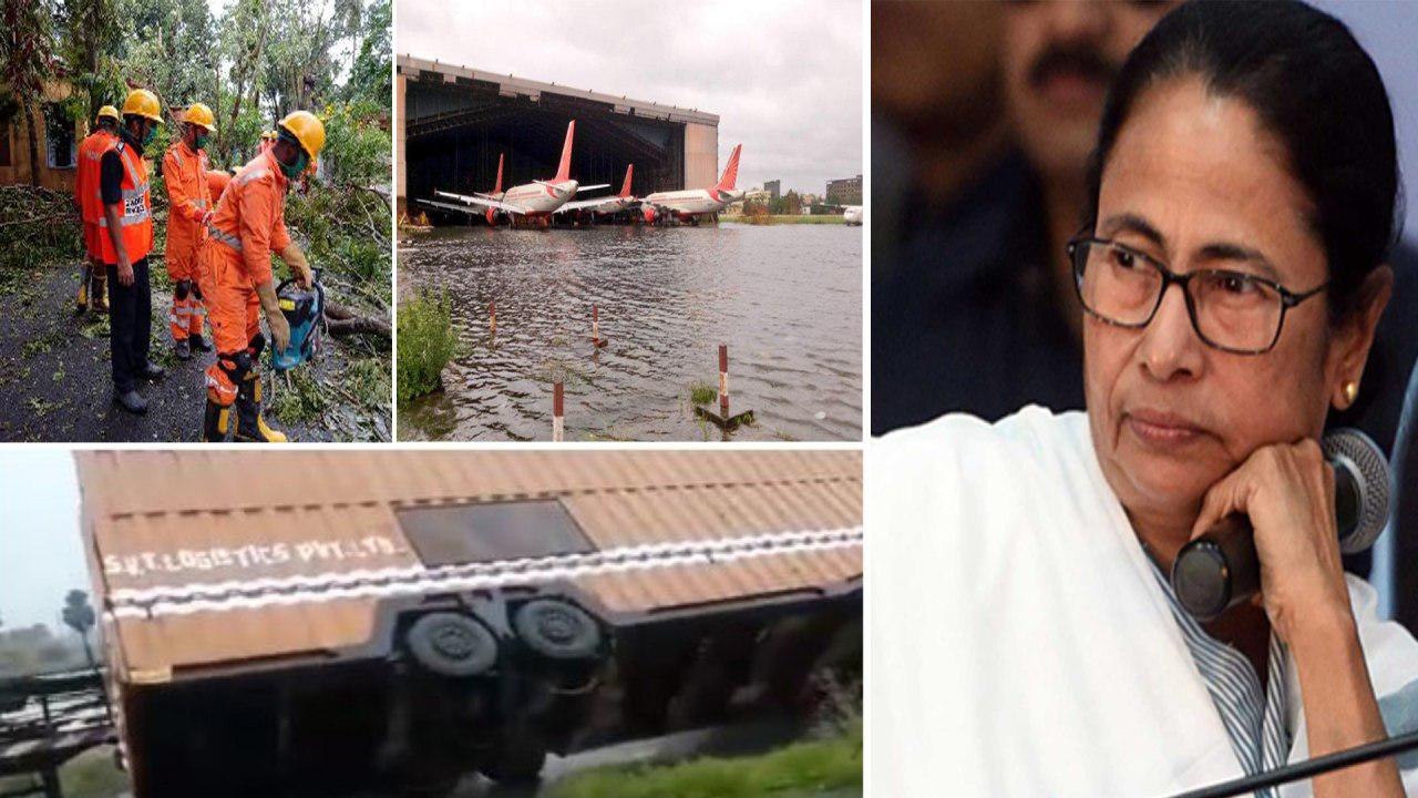 Amphan Super Cyclone Landfall Videos Between Digha and Hatiya, West Bengal