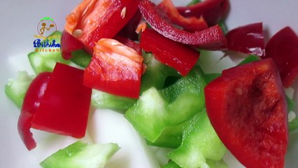 Chinese vegetable with chicken in Bangladeshi style