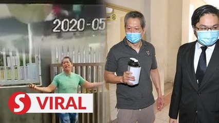 Pensioner claims trial to showing obscene gesture, kicking food delivery rider