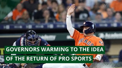 Governors warming to the idea of the return of pro sports, and other top stories from May 21, 2020.