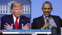 Trump lashes out at Obama over his criticism of OVID-19 response