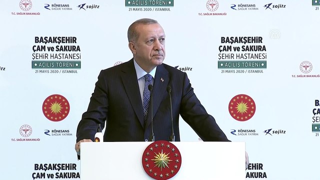 Başakşehir Çam ve Sakura Şehir Hastanesi açılış töreni - Şinzo Abe (2) - İSTANBUL
