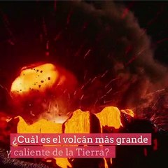 ¿Cuál es el volcán más grande y caliente de la Tierra?