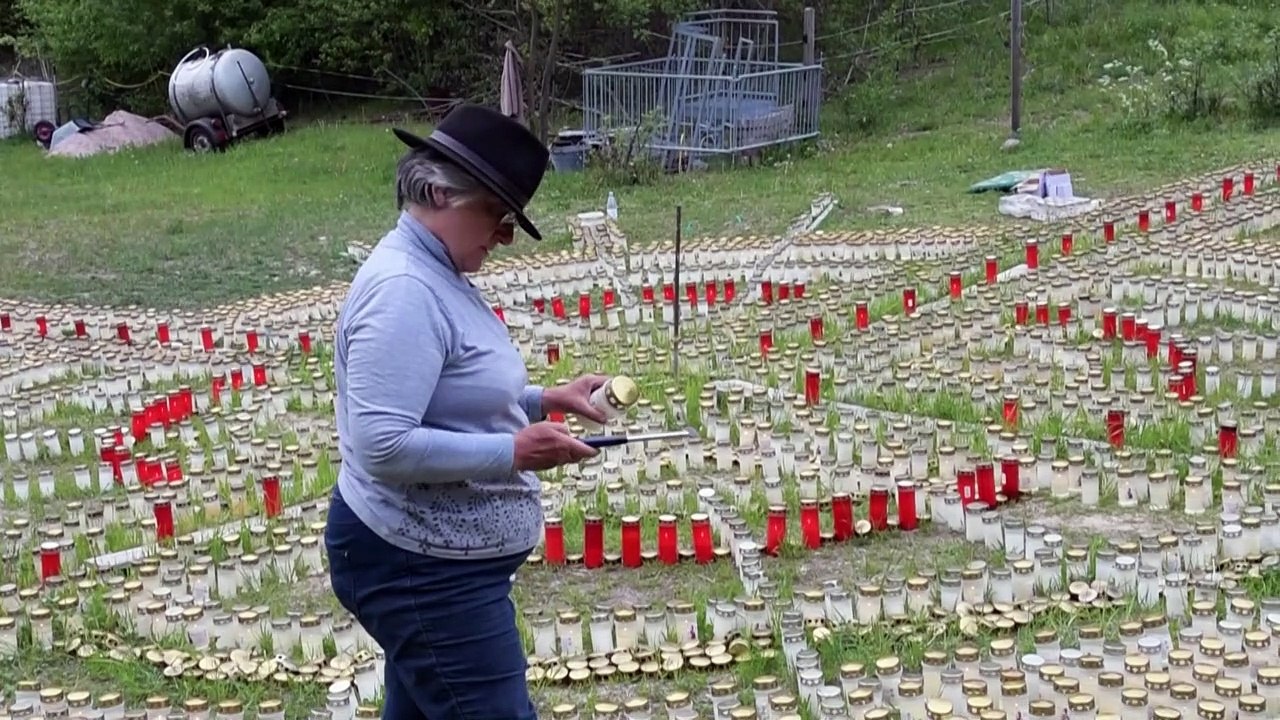 Tausende Kerzen für Corona-Opfer