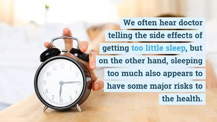 Side effects of oversleeping - Shinysleep