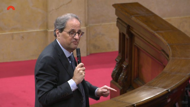 Torra: Nunca tantos pocos habían defraudado a tantos