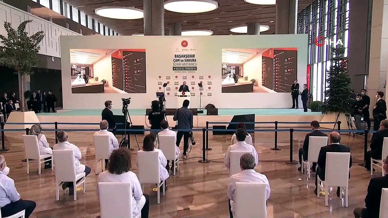Cumhurbaşkanı Erdoğan, Başakşehir Çam ve Sakura Şehir Hastanesi açılışında konuştu