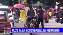 Palasyo: Mga kaso ng CoVID-19 sa Pilipinas, nasa 'first wave' pa rin