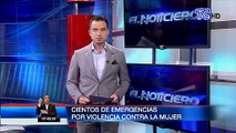 Más de 2.400 casos de violencia contra la mujer se registraron durante la emergencia