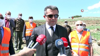 Erzurum’da sağlık çalışanları için  hatıra ormanı oluşturuldu